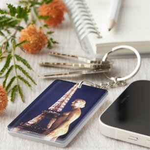 Tour Eiffel porte - clé dame Paris