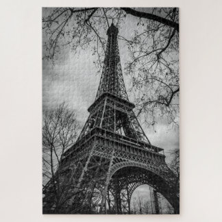 Tour Eiffel Puzzle noir et blanc