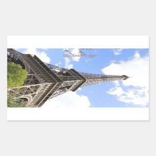 Tour Eiffel Rechteckiger Aufkleber