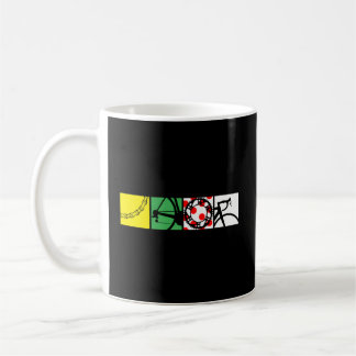 Tour France Bike Squares Kaffeetasse