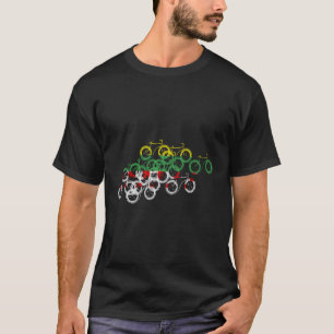 Tour France Radfahrer auf Tour Frankreich Jersey F T-Shirt