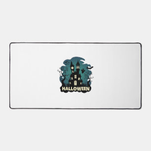 Tour horloge chauves-souris fantôme Halloween mais
