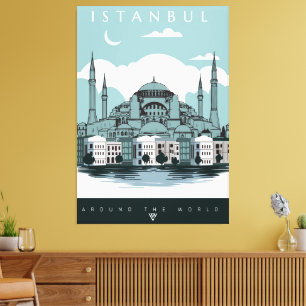 Tour nach Istanbul Leinwanddruck