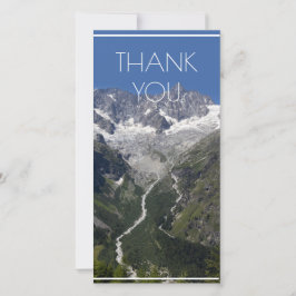 Tour noir, La Fouly, Schweiz Dankeskarte