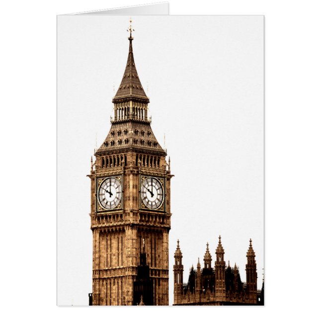 Tour Sepia Big Ben (Devant)