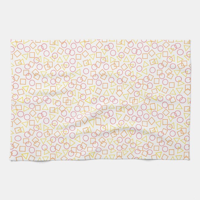 Tour Triangle Carré serviette de cuisine (Horizontal)