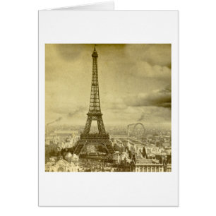 Tour vintage Paris France 1889 d'Eifel