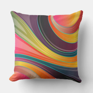 tourbillon abstrait coussin extérieur