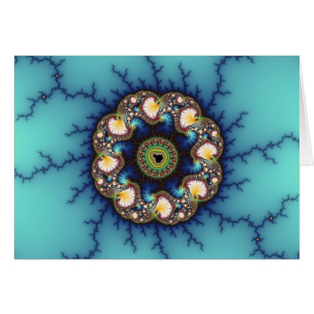 Tourbillon - carte de fractale (Devant horizontal)