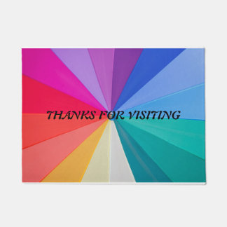TOURBILLON DE COULEURS SUR PAILLASSON
