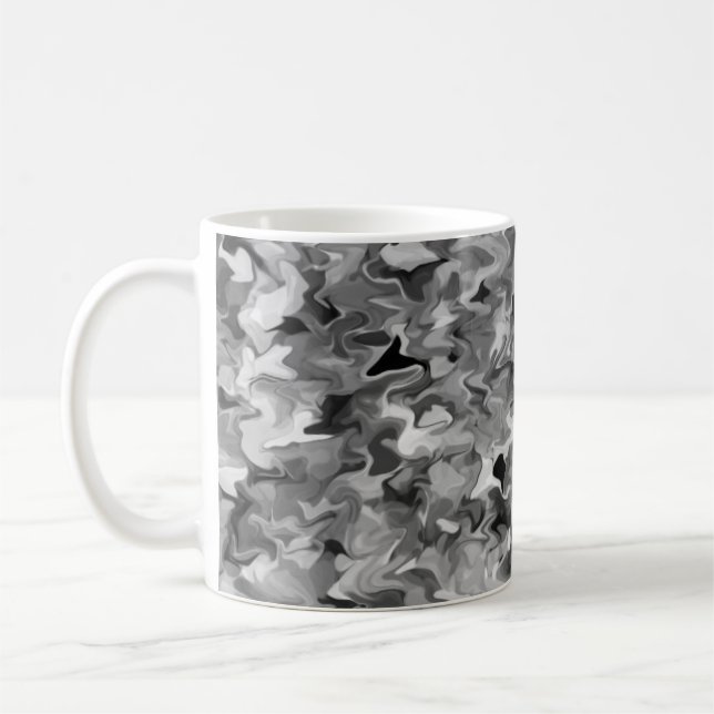 Tourbillon gris 11oz Mug (Gauche)