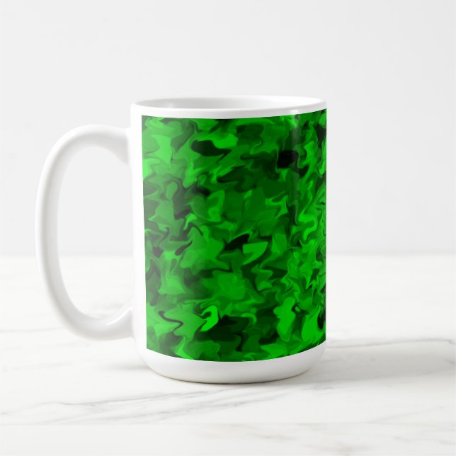 Tourbillon vert 15oz Mug (Gauche)