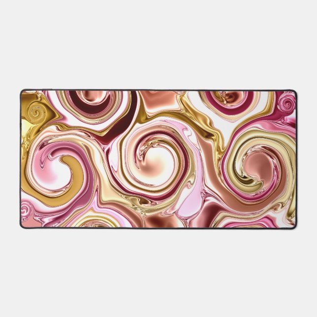 Tourbillons roses et or et torrents (Recto)