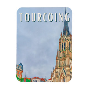 Tourcoing Foto Vintage Magnet
