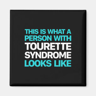 Tourette-Syndrom-Bewusstsein Down-Syndrom-Bewussts Magnet