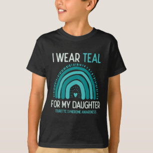 Tourette-Syndrom-Bewusstsein Ich trage Türkis für T-Shirt