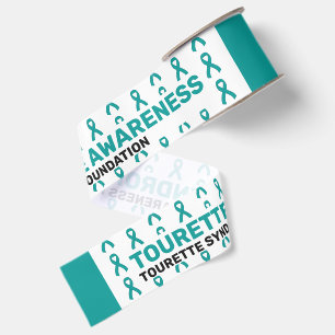 Tourette-Syndrom-Bewusstseins-Musterband Ripsband