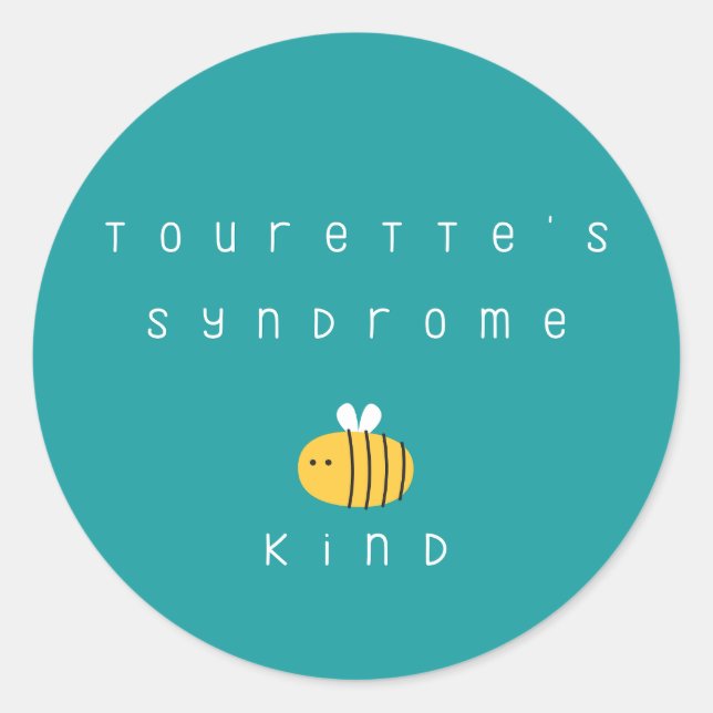 Tourette-Syndrom ist eine Art Sticker (Vorderseite)