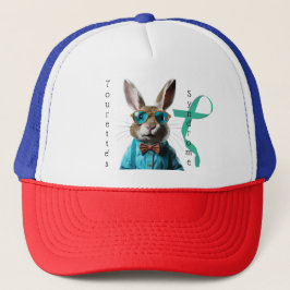 Tourette-Syndrom Rabbit Hat Custom Truckerkappe