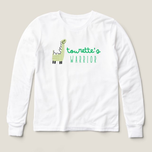 Tourettes Kriegerbewusstsein Mädchen Langschläfer (Design Vorderseite)