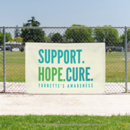 Tourette's Support Hoffnung Banner Outdoor Sign he