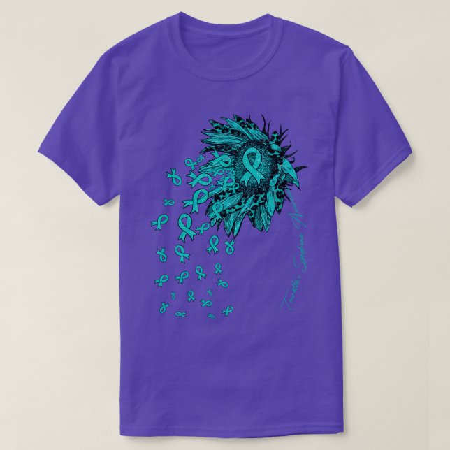 Tourettes Syndrome Awareness Awareness Sunflower r T-Shirt (Design vorne)