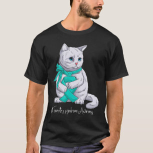 Tourette's Syndrome Awareness Month Aquamarin Ribb T-Shirt