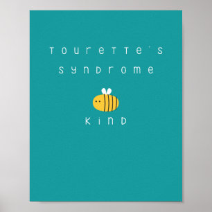 tourette's syndrome sensibilisation Poster & Impri