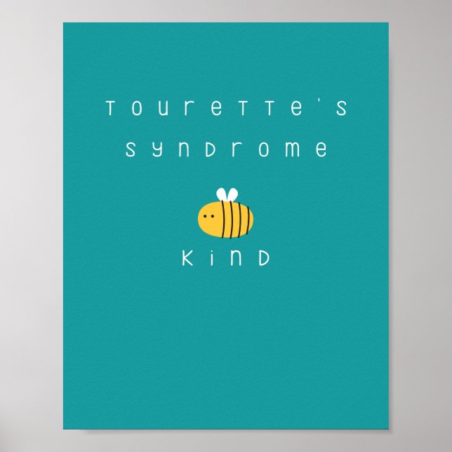 tourette's syndrome sensibilisation Poster & Impri (Devant)