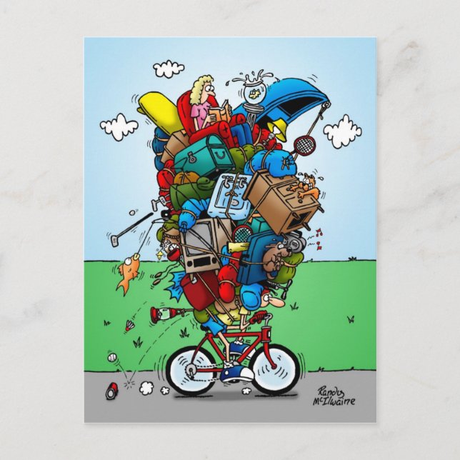 Touring Bike Postkarte (Vorderseite)