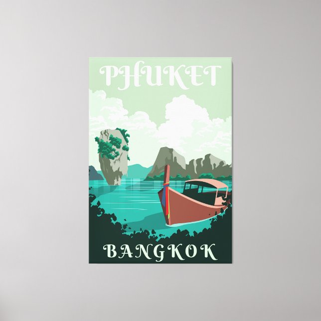 Tourismus Phuket Bangkok Leinwanddruck (Vorderseite)