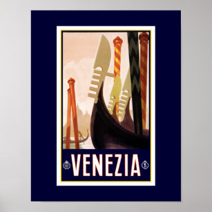 Tourismusplakat Venezia Poster