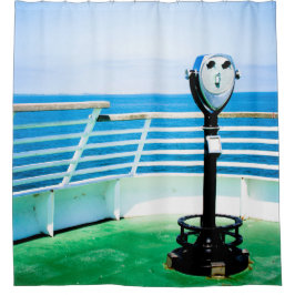 Tourist Binoculars Duschvorhang
