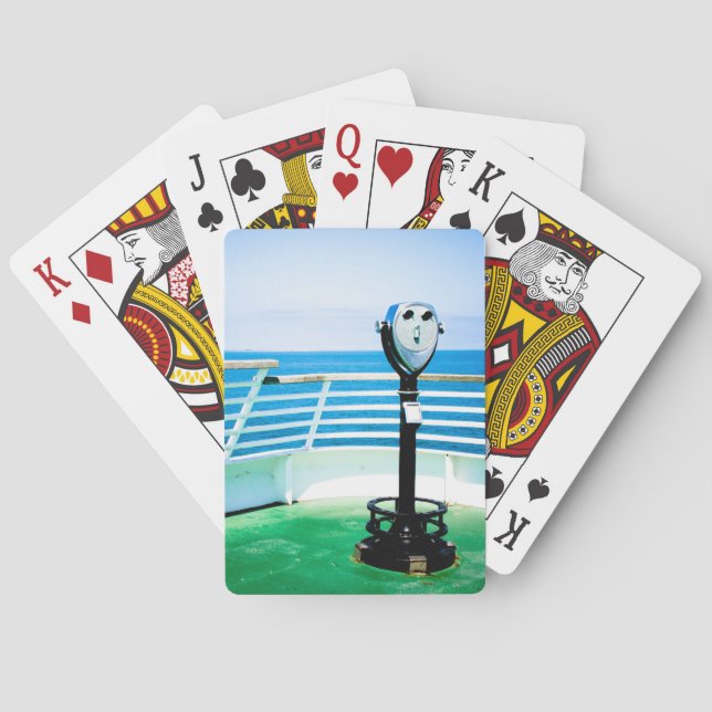 Tourist Binoculars Klassische Spielkarten (Rückseite)