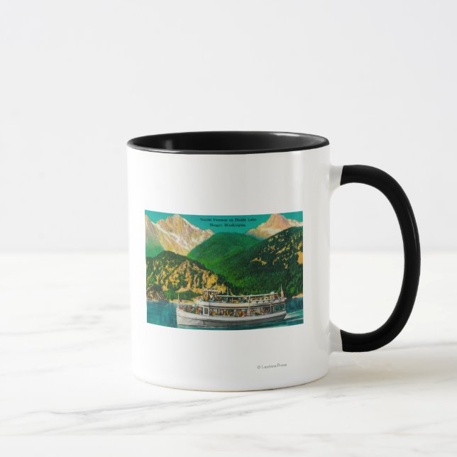 Tourist-Dampfbad am See Diablo, Skagit Tasse (Rechts)