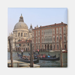 Tourist in Gondeln von San Maria Del Giglio Magnet