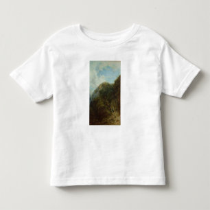 Touristen im Berg Kleinkind T-shirt