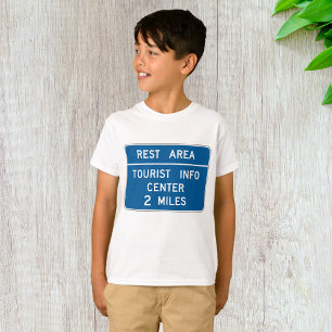 Touristen Info Center Schild T-Shirt