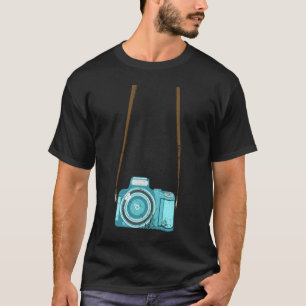 Touristenkamera Männer Frauen Coole Fotografie Kos T-Shirt