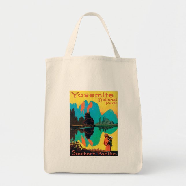 Touristenplakat - Yosemite Nat'l Park, CA Tragetasche (Vorne)