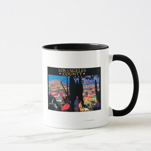Touristenposter Nr. 2 Tasse (Rechts)