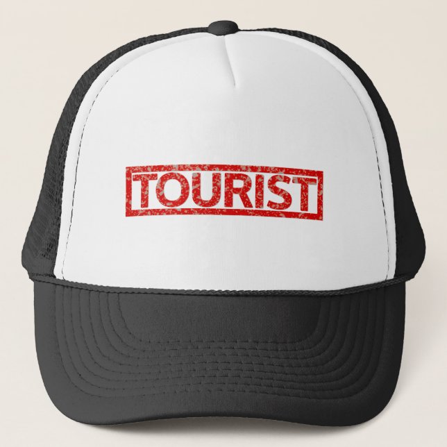 Touristische Briefmarke Truckerkappe (Vorderseite)