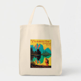 Touristisches Plakat - Yosemite Nationalpark, CA Tragetasche