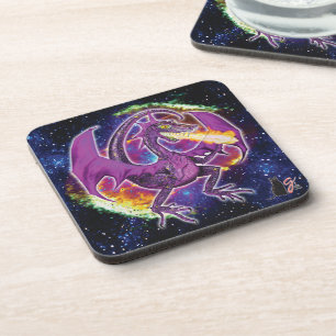 Tourmaline Dessous de verre de dragon cosmique