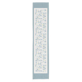 Tourmaline Plumbago Blume Kurzer Tischläufer