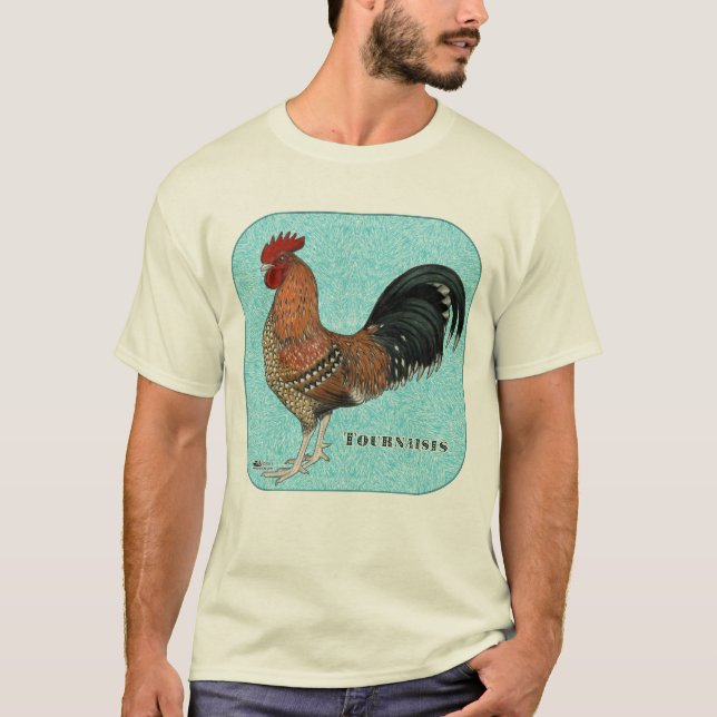Tournaisis Rooster T-Shirt (Vorderseite)