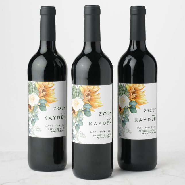 Tournée de pays audacieux | Étiquette de vin Maria (Bouteilles)