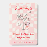 Tournée Drunk in Love Badge Bachelorette Rose