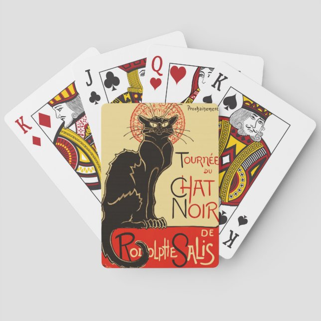 Tournée du Chat Noir Art Nouveau Spielkarten (Rückseite)