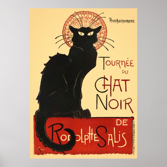 Tournée du Chat Noir France Vintage Poster (Vorne)